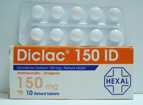 سعر برشام ديكلاك DICLAC 150 ID RETARD 10 TABS.