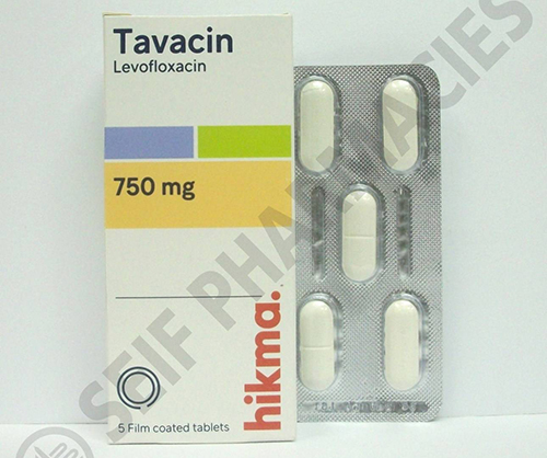 سعر تافاسين ٧٥٠ اقراص TAVACIN 750MG 5 F.C. TAB.