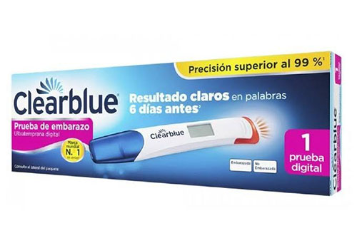 clear blue pregnancy test