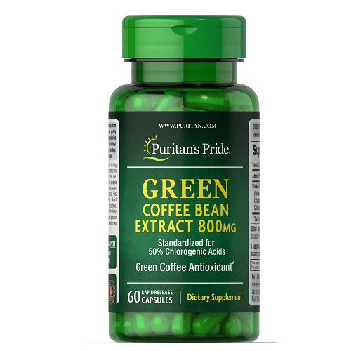 جرين كوفى للتخسيس GREEN COFFEE BEAN EXTRACT 800MG 60 CAPS